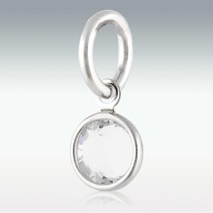 Crystal Petite Swarovski Crystal Charm For Cremation Jewelry