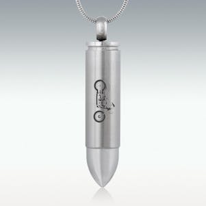 Motorcycle Bullet Cremation Jewelry - Engravable
