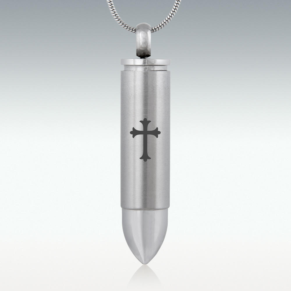 Titanium Steel Bullet Pendant Necklaces Cross Bible Verse Ash Container  Memorial Jewelry - China Jewelry and Fashion Jewelry price |  Made-in-China.com