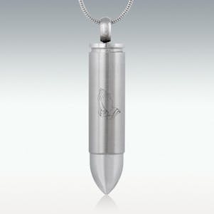 Praying Hands Bullet Cremation Jewelry - Engravable