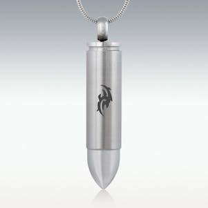 Tribal Bullet Cremation Jewelry - Engravable