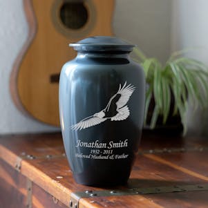 Soaring Eagle Classic Cremation Urn - 9 Color Options