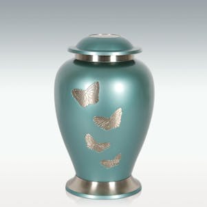 Large Butterfly Gathering Cremation Urn - Engravable