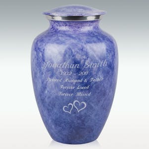Extra Large Lavender Cremation Urn - Engravable