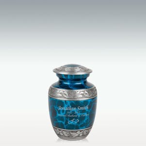 Small Turquoise Dream Cremation Urn