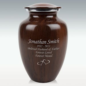 Extra Large Woodland Cremation Urn - Engravable