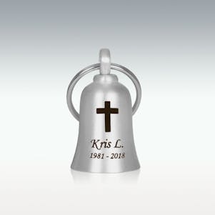 Satin Finish Motorcycle Cremation Bell - Engravable
