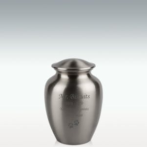 Small Classic Pewter Pet Cremation Urn - Engravable