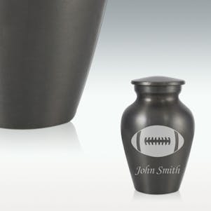 Football Keepsake Cremation Urn - Engravable