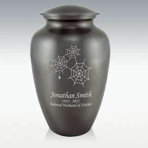 Cobwebs Classic Cremation Urn - Engravable