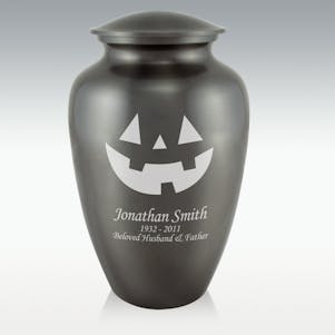 Jack-O-Lantern Classic Cremation Urn - Engravable