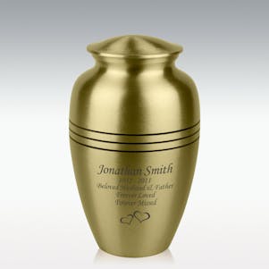 Classic Grecian Large Cremation Urn - Engravable