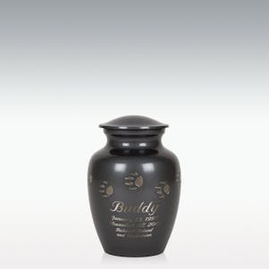 Small Paw Print Cremation Urn - Engravable