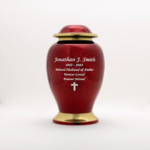 Large Cardinal Cremation Urn - Engravable