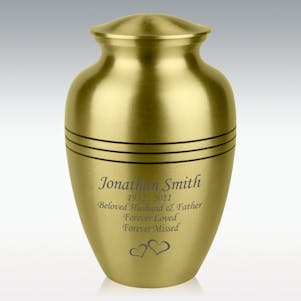 Classic Grecian Extra Large Cremation Urn - Engravable