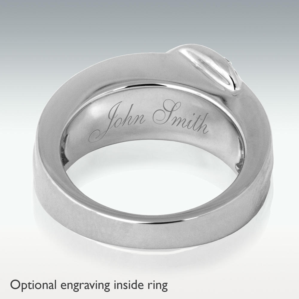Path To Heaven Sterling Silver Cremation Rings