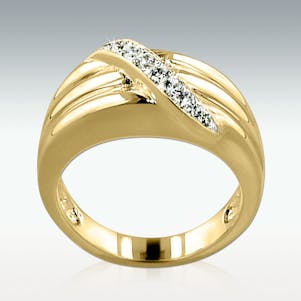 Path To Heaven 14k Gold Vermeil Cremation Rings