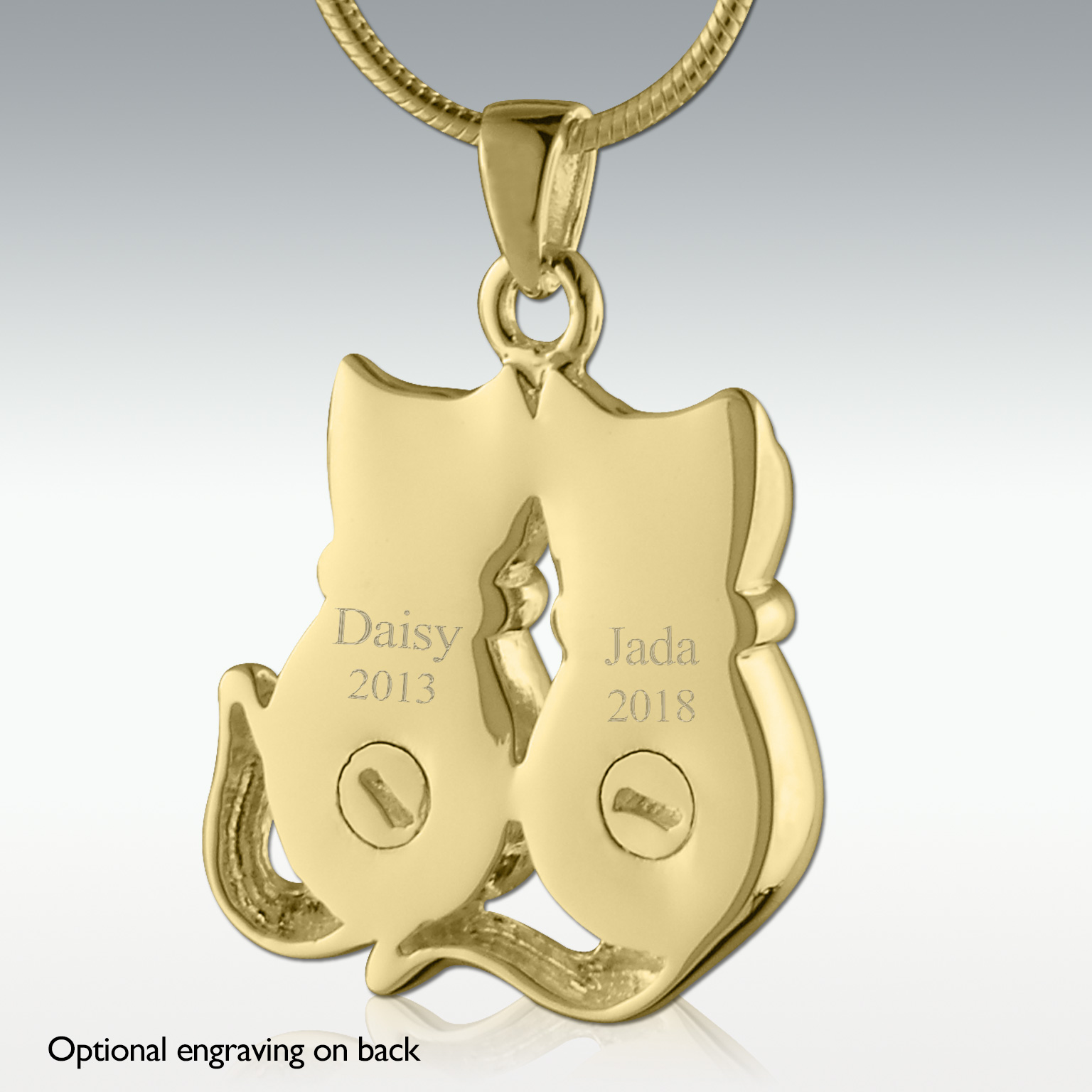 Dog & Paw Print Locket Urn Necklace – Cara Keepsakes