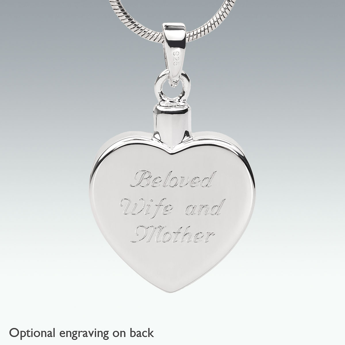 Paws On My Heart Inlay Sterling Silver Memorial Jewelry
