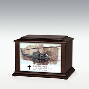 Small Helicopter Infinite Impression Cremation Urn