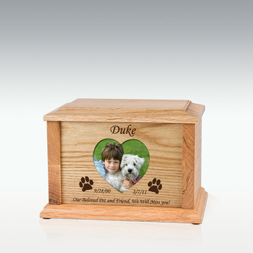 Pet shop cremation box