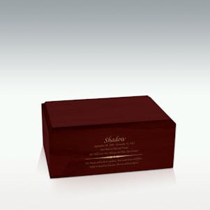 Extra Small Timeless Rosewood Pet Cremation Urn