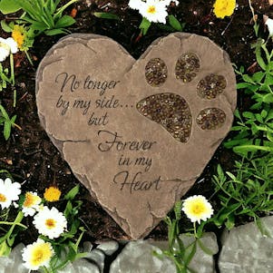 Beadworks Garden Stone "Pet Footprints"