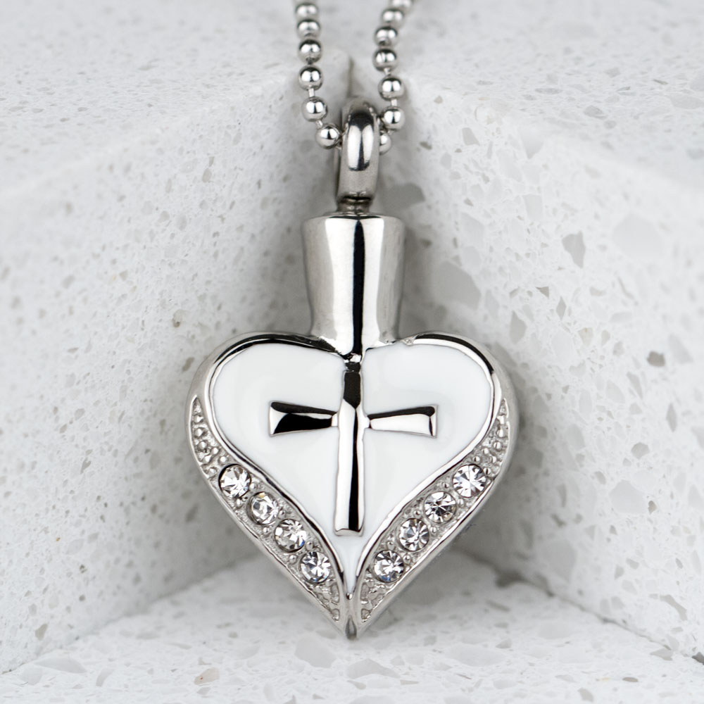 Heart Cross Necklace | Lord's Guidance