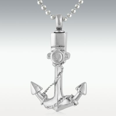 Fishing Hook Pendant Cremation Jewelry — Afterlife Essentials