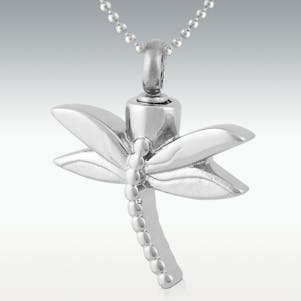 Dragonfly Stainless Steel Cremation Jewelry - Engravable