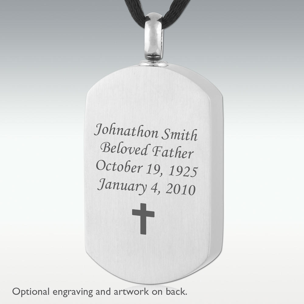 Cremation cheap dog tags