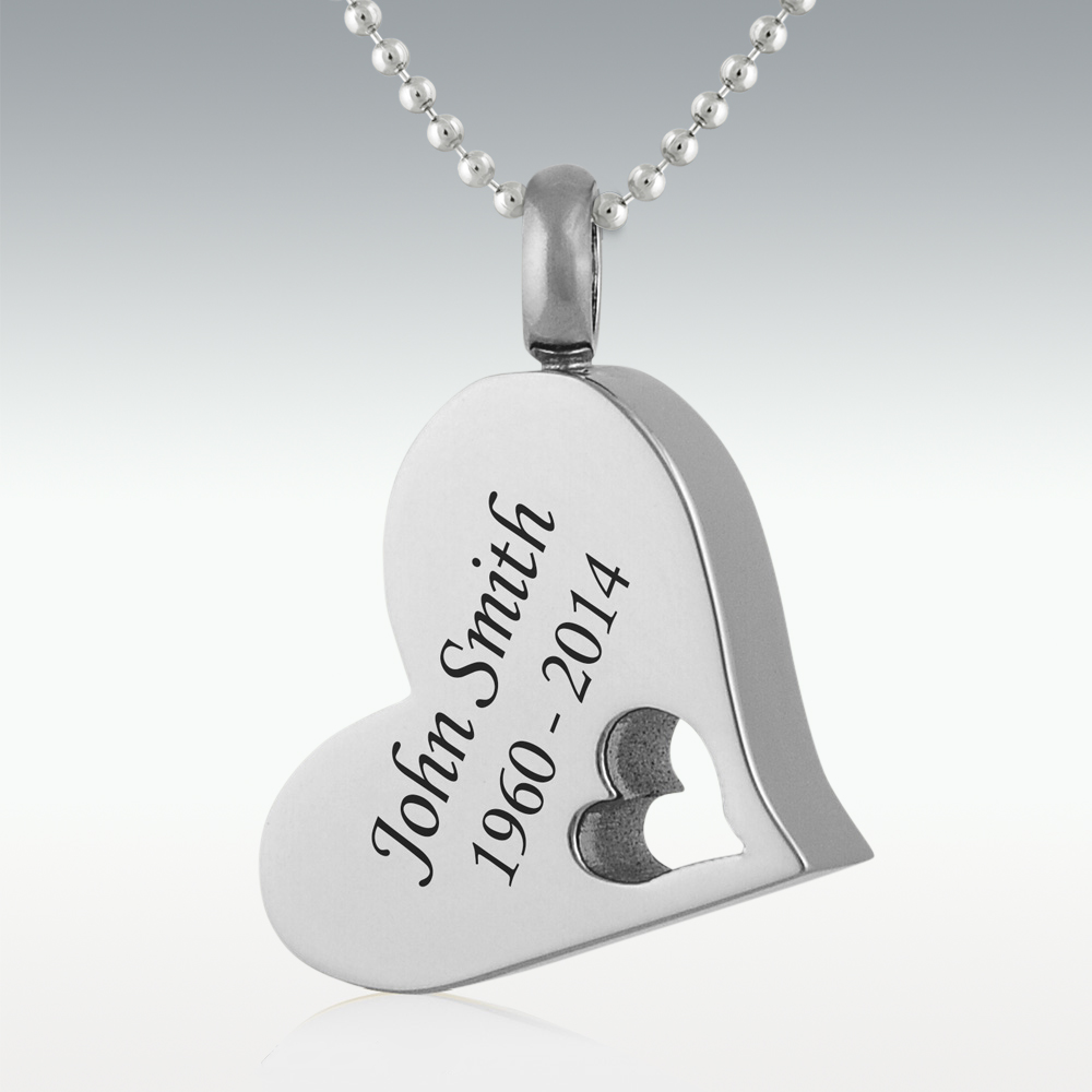 Cremation Jewelry Ashes Pendant Stainless Steel Heart - Temu Austria