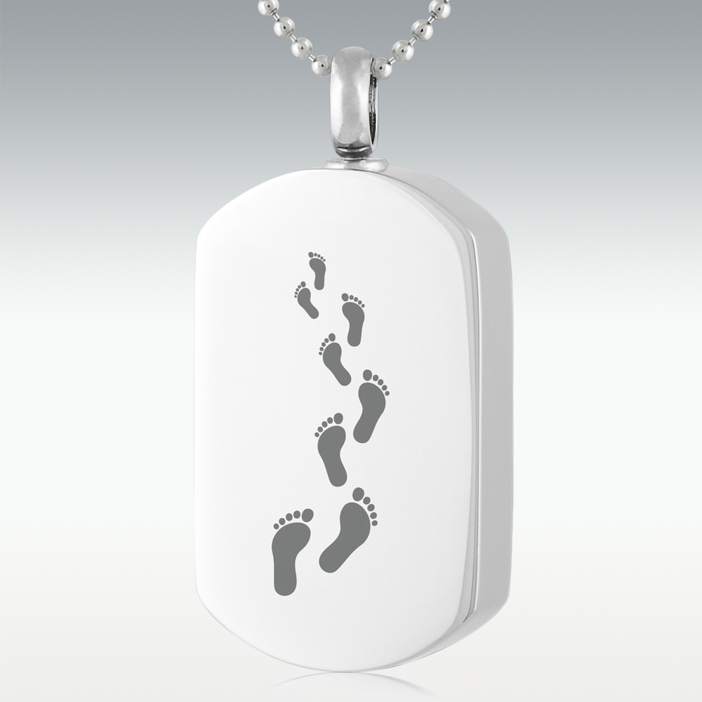 Footprints in clearance the sand necklace