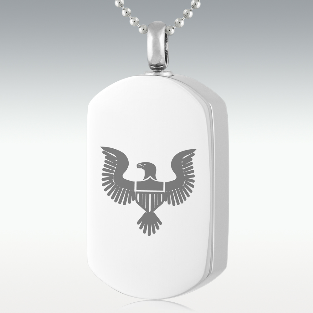 Eagle deals cremation necklace