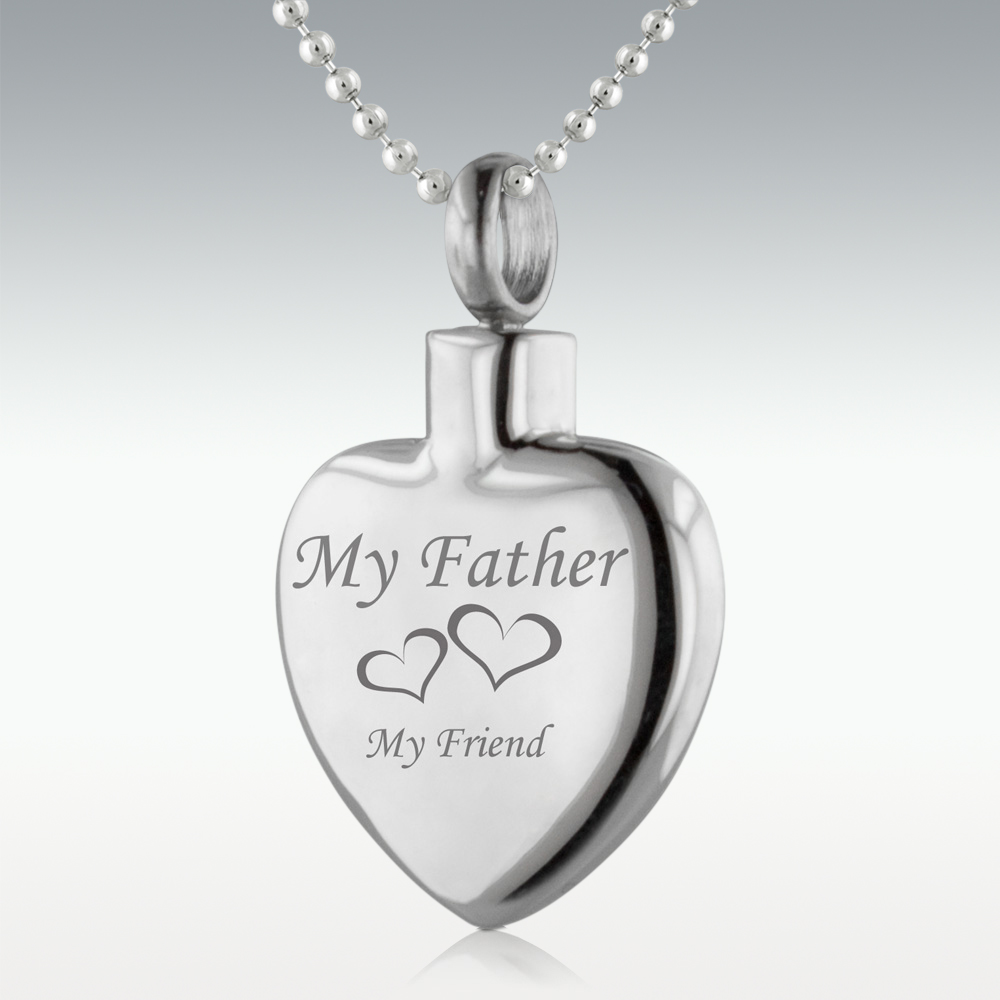 Amazon.com: SOITIS Dad Heart Cremation Necklace for Ashes Heart Urn Necklace  with Angel Wing Pendant and 12 Birthstones - Because my Dad is in Heaven  There is a little bit of Heaven