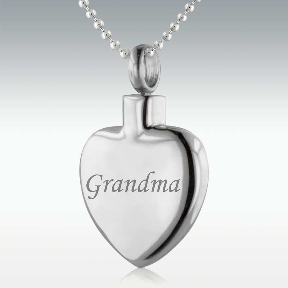 Grandma keepsake outlet urn necklace