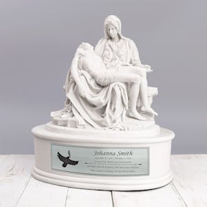 Michelangelo's Pieta Cremation Urn - Engravable