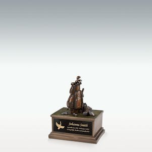 Small Golf Cremation Urn - Engravable
