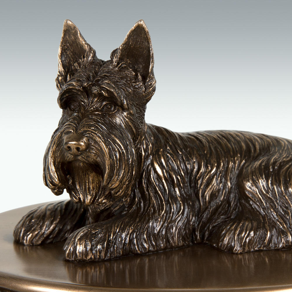 Scottish Terrier Figurine Cremation Urn - Perfect Memorials