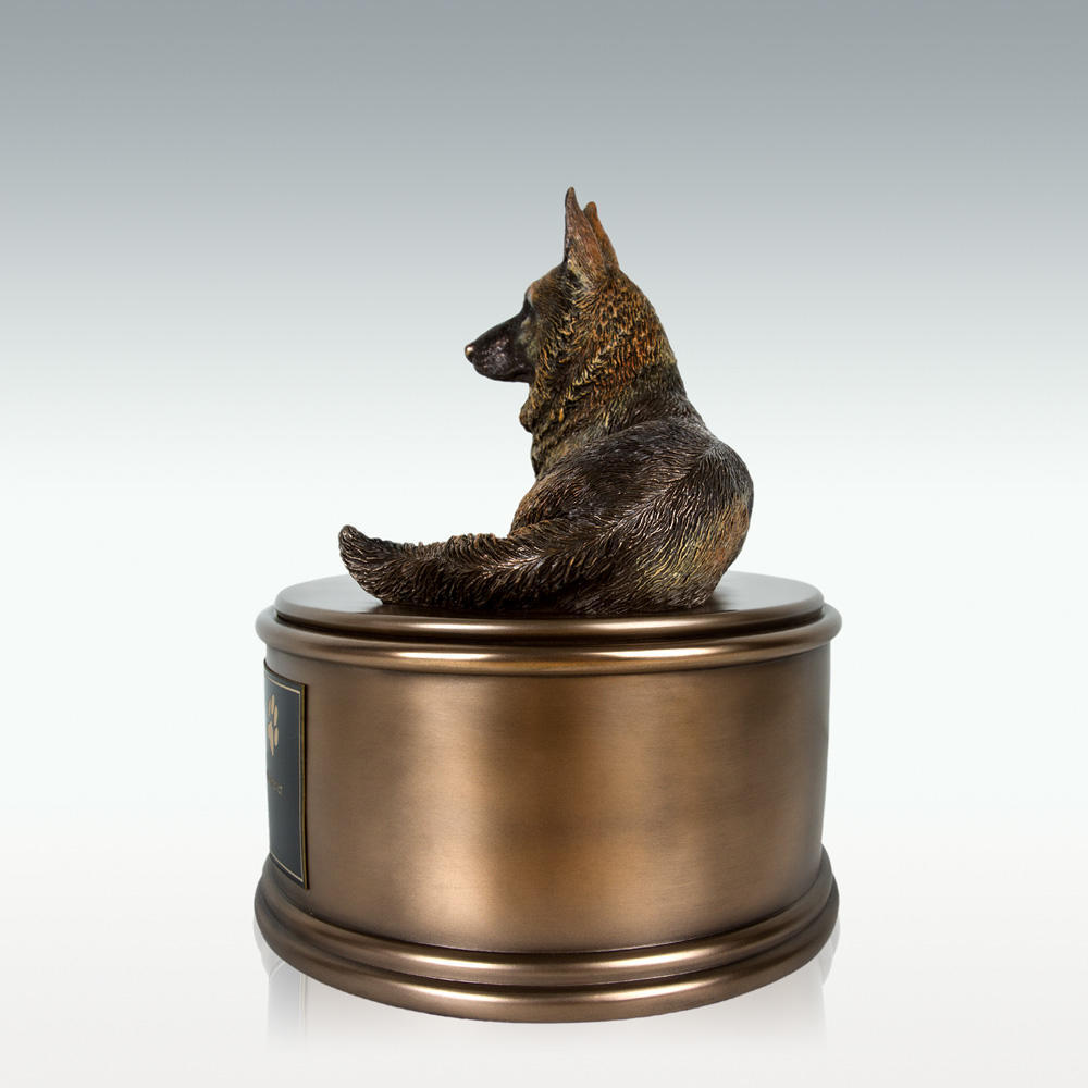 German shepherd urns outlet ashes