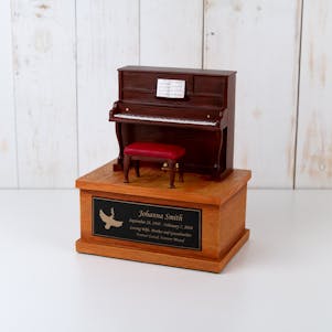 Small Piano Cremation Urn - Engravable