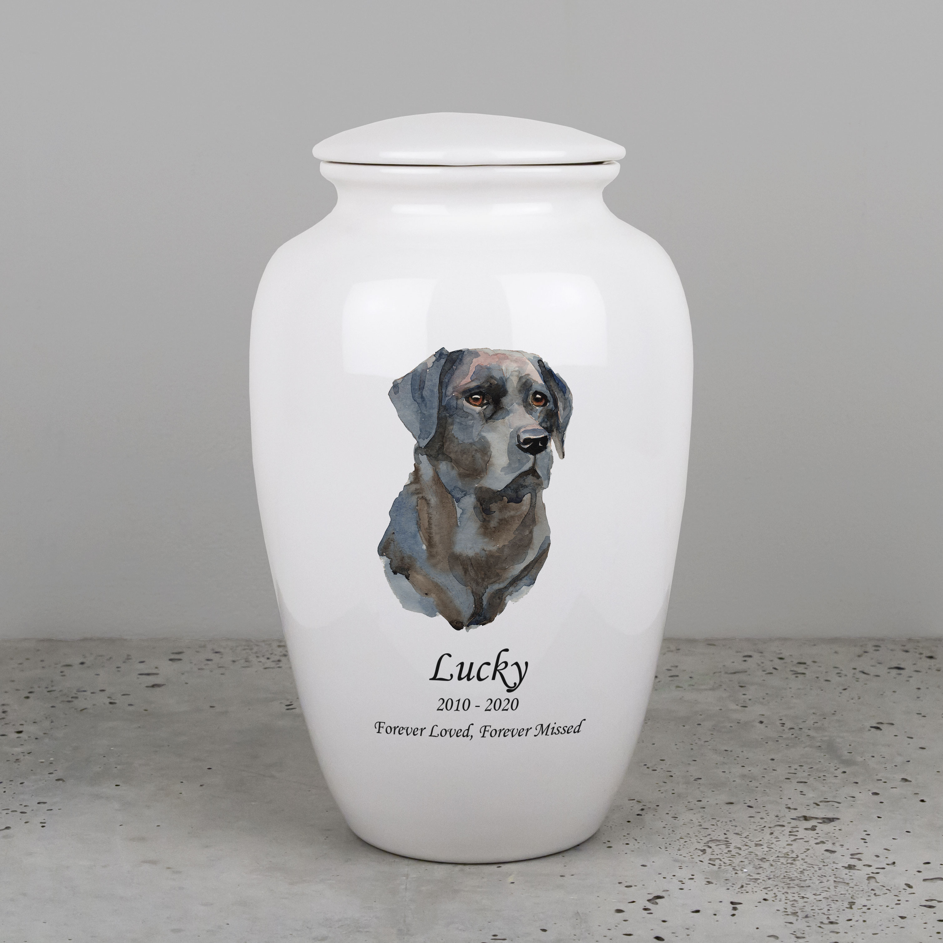 Personalized dog urns best sale