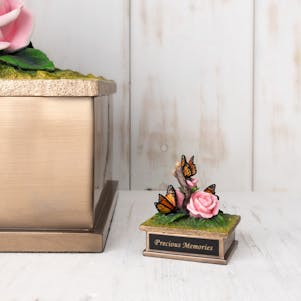 Butterfly Keepsake Miniature Cremation Urn - Engravable