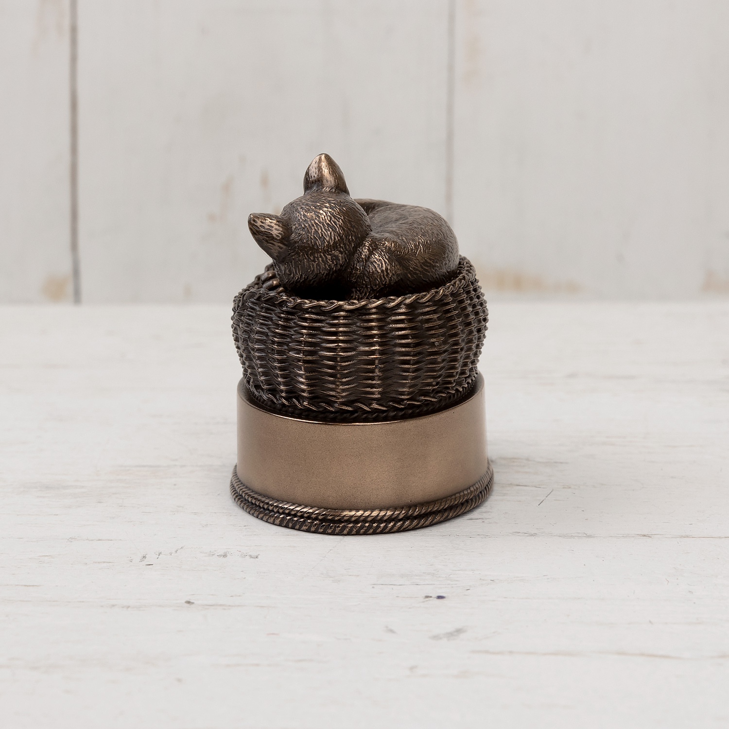 Bronze on sale cat urn