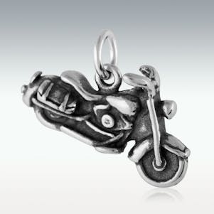 Motorcycle Sterling Silver Jewelry Charm