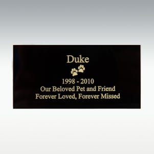 Engraved Plate - Square Corners - 1-1/2" x 3"