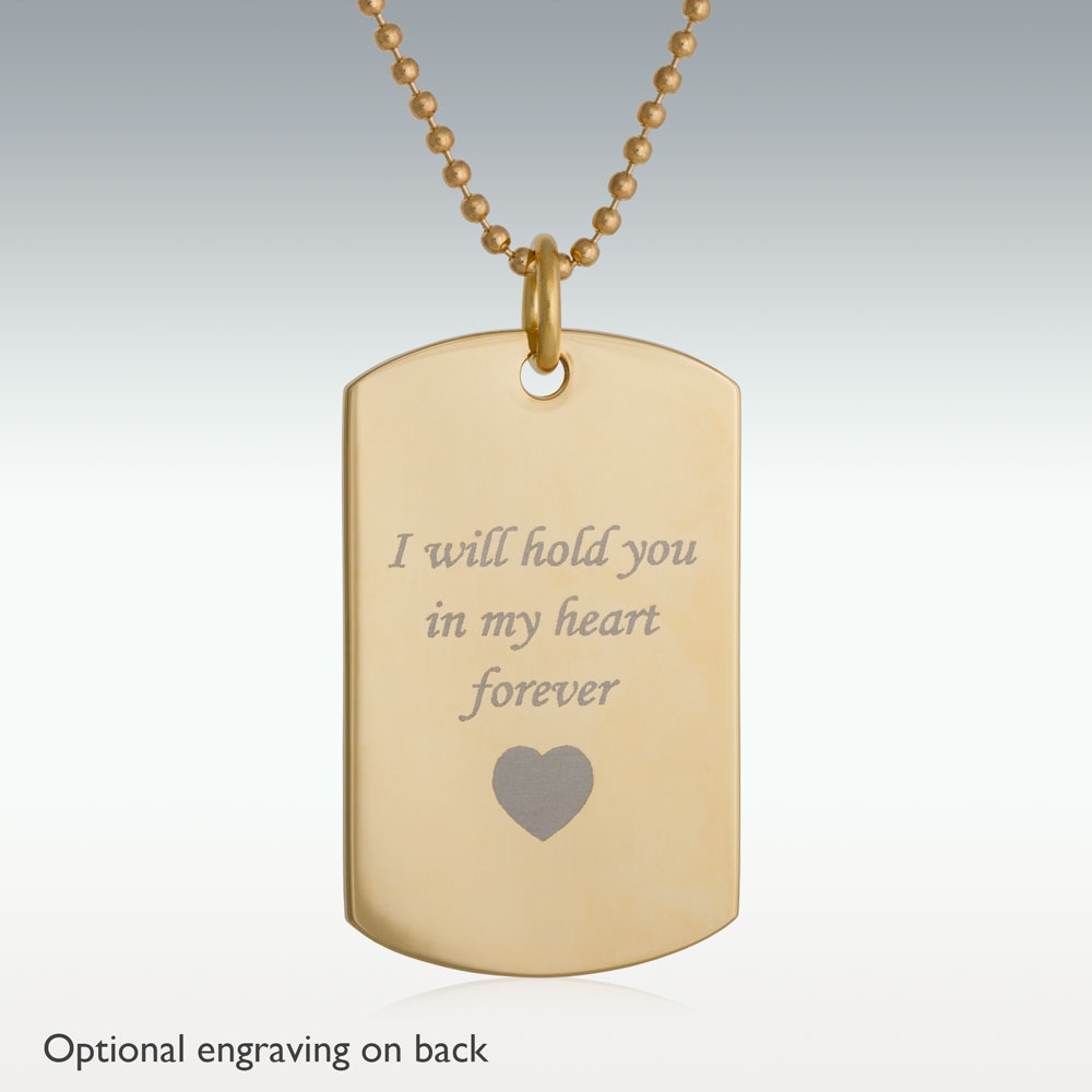 Necklace with deals engraved photo