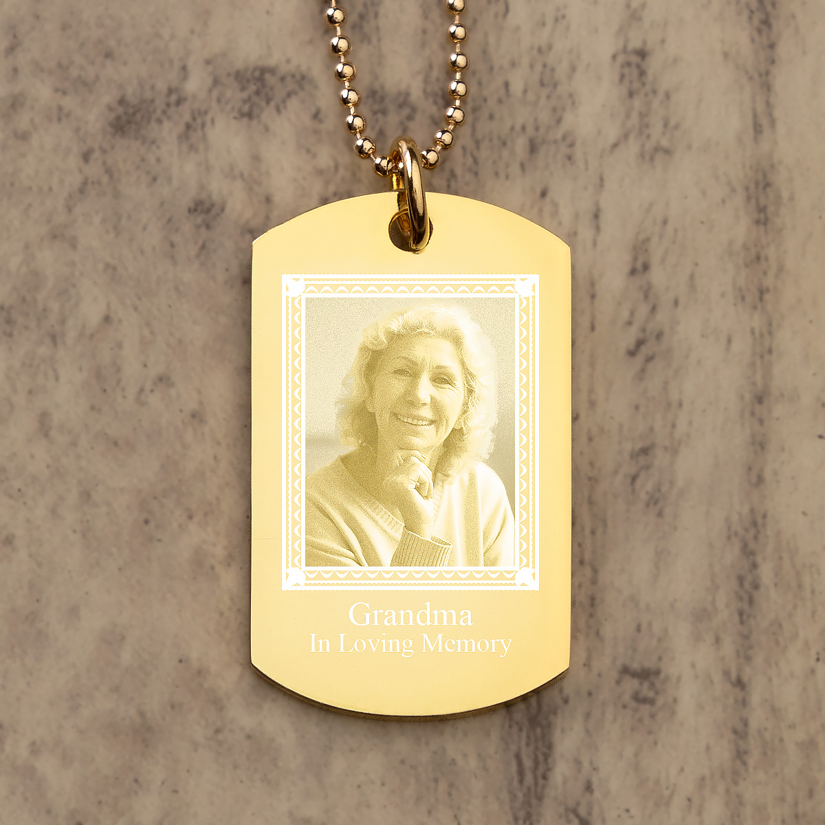 Jeulia Engraved Family Personalized Sterling Silver Photo Necklace - Jeulia  Jewelry