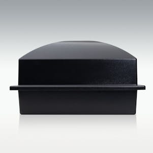 Crowne Vault Single Urn Burial Container-Black-Engravable Plaque