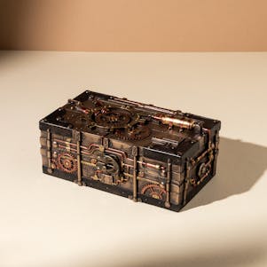 Steampunk Inspired Keepsake Cremation Urn